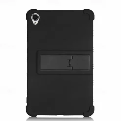 Case For Lenovo Tab M9 M8 4th Gen 8(TB300FU) M8 HD(TB-8505 FX) M8 FHD(TB-8705 FN) E8(TB-8304F) TAB 4 8 Plus(TB-8704 FN) Tab 3 8 Plus(TB-8703 FX) Tab 4 8(TB-8504 FN) Shockproof with Stand Back Cover Solid Colored Silicone