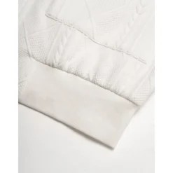 Casual Crew Neck Textured Raglan Sleeve Bomber Jacket