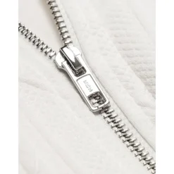 Casual Crew Neck Textured Raglan Sleeve Bomber Jacket