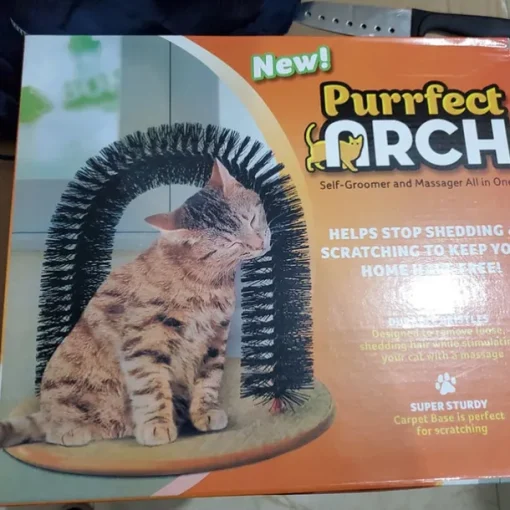 Cat Brush Cat Scratch Cat Toy Pet Toy Hair Scrubber Cat Arch Pet Play Toy