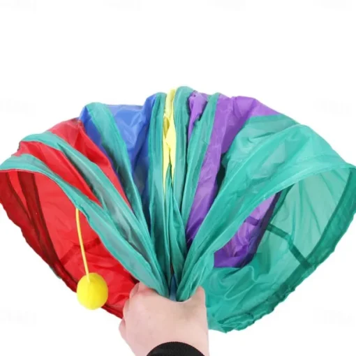 Cat Pets Toys Mouse Shape Balls Foldable Cat Kitten Play Tunnel Funny Cat Stick Mouse Supplies