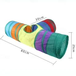 Cat Pets Toys Mouse Shape Balls Foldable Cat Kitten Play Tunnel Funny Cat Stick Mouse Supplies