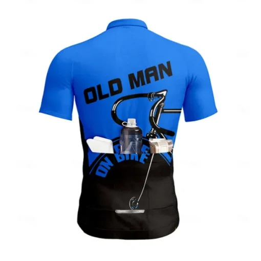 CAWANFLY Men's Cycling Jersey with Shorts Short Sleeve Yellow Red Royal Blue Bike Padded Shorts / Chamois Clothing Suit 3D Pad Quick Dry Anatomic Design Ultraviolet Resistant Reflective Strips