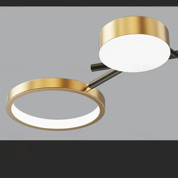 Ceiling Chandelier 6/8/12 Heads Mid Century Pendant Lighting, Ceiling Light Fixture Semi Flush Mount, Pendant Light Fixture for Living Room Kitchen Bedroom 110-240V