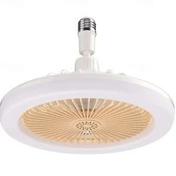 Ceiling Fan with Enclosed Lights – Low Profile Ceiling Light and Hidden Fan Combo, Ideal Summer Gift for Home Use