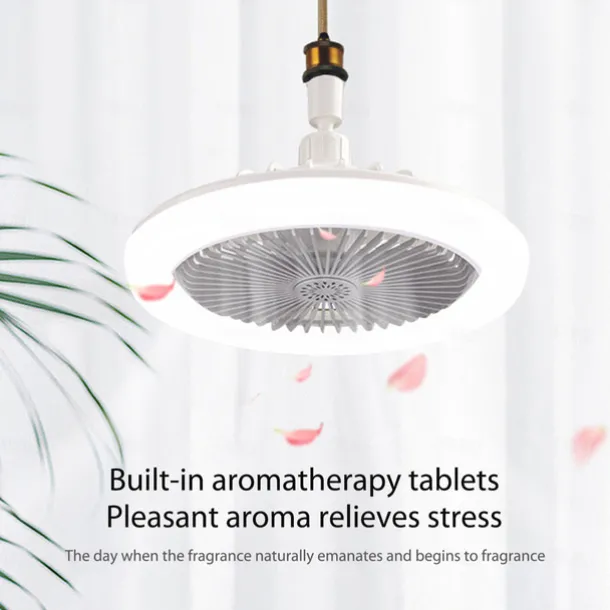 Ceiling Fan with Enclosed Lights – Low Profile Ceiling Light and Hidden Fan Combo, Ideal Summer Gift for Home Use