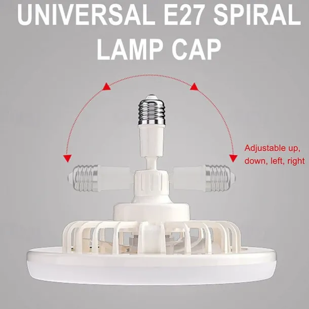 Ceiling Fan with Enclosed Lights – Low Profile Ceiling Light and Hidden Fan Combo, Ideal Summer Gift for Home Use