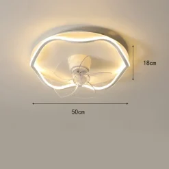 Ceiling Fan with Light App & Remote Control 50cm Dimmable 6 Speed Sputnik Design Projection Ceiling Fan Metal Modern Style Sputnik Painted Finishes LED Modern 110-240V