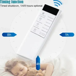 Ceiling Fan with Light App & Remote Control 105/130cm Dimmable 6 Wind Speeds Modern Ceiling Fan for Bedroom, Living Room, Small Room 110-240V