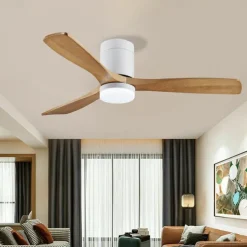Ceiling Fan with Light Circle Design App & Remote Control Crystal 108cm Dimmable 6 Wind Speeds Modern Ceiling Fan for Bedroom, Living Room, Small Room 110-240V
