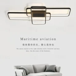 Ceiling Lights 4-Light 90 cm Dimmable Cluster Design Ceiling Lights Aluminum Silica gel Artistic Style Modern Style Novelty Painted Finishes Black/White/Gold 110-240V