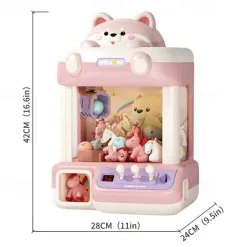 Chaigou Scratching Doll Machine Large Children's Toys Household Mini Clip Doll Twister Festival Gift for Boys and Girls