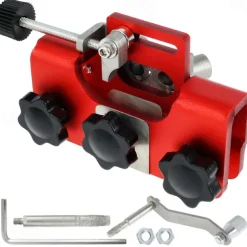 Chain-saw Chain Sharpening Fixture - Easy-to-Use Stainless Steel Jig for Precision Grinding - Quick and Accurate Sharpener Tool for Chain Maintenance