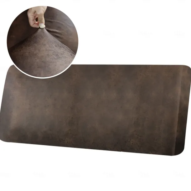 Chaise Lounge 3-Seat Cover Faux Leather Hot Stamping Embossed Slipcovers