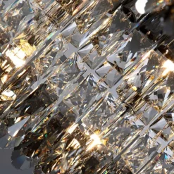 Chandelier 60/80cm LED Crystal Ceiling Light Circle Design Unique Design Flush Mount Lights Stainless Steel LED Nordic Style 110-240V