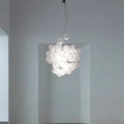 Chandelier Light Modern Design Bubble Ball 40/50cm Chandeliers Art Decor Glass Chanddelier Light Fixture Dinning Room/Living Room Suspension LED Lamp 110-240V