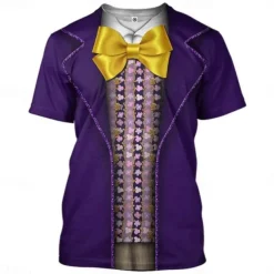 Charlie and the Chocolate Factory Willy Wonka Oompa Loompa T-shirt Cartoon Manga Print 3D Graphic For Couple's Men's Women's Adults' Carnival Masquerade 3D Print Party Casual Daily