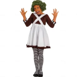 Charlie and the Chocolate Factory Wonka Oompa Loompa Cosplay Costume Cosplay Movie Cosplay for Men's Women's Adults' Carnival Masquerade