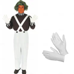 Charlie and the Chocolate Factory Wonka Oompa Loompa Cosplay Costume Cosplay Movie Cosplay for Men's Women's Adults' Carnival Masquerade