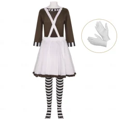 Charlie and the Chocolate Factory Wonka Oompa Loompa Cosplay Costume Cosplay Movie Cosplay for Men's Women's Adults' Carnival Masquerade