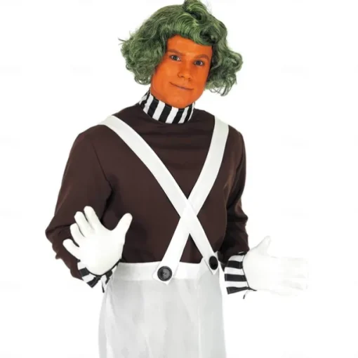 Charlie and the Chocolate Factory Wonka Oompa Loompa Cosplay Costume Cosplay Movie Cosplay for Men's Women's Adults' Carnival Masquerade