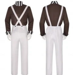 Charlie and the Chocolate Factory Wonka Oompa Loompa Cosplay Costume Cosplay Movie Cosplay for Men's Women's Adults' Carnival Masquerade