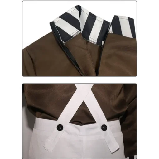 Charlie and the Chocolate Factory Wonka Oompa Loompa Cosplay Costume Cosplay Movie Cosplay for Men's Women's Adults' Carnival Masquerade