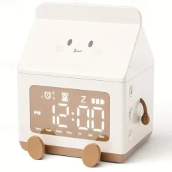Charming LED Digital Alarm Clock - USB Charging, Kid-Friendly, Vibrant Display - Perfect for Boys & Girls Bedrooms and Office Use