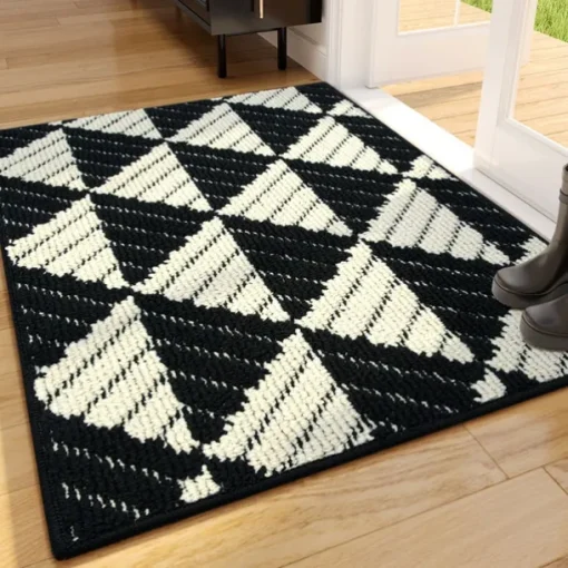 Checkerboards Doormat Kitchen Mat Floor Mat Non-Slip Area Rug Oil Proof Rug Indoor Outdoor Mat Bedroom Decor Bathroom Mat Entrance Rug