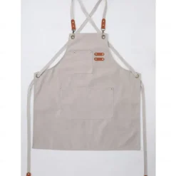 Chef Apron For Women and Men, Kitchen Cooking Apron, Personalised Gardening Apron with Pockets,Adjustable Strap For Carpenters, Mechanics, Painters