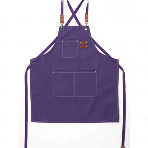 Chef Apron For Women and Men, Kitchen Cooking Apron, Personalised Gardening Apron with Pockets,Adjustable Strap For Carpenters, Mechanics, Painters