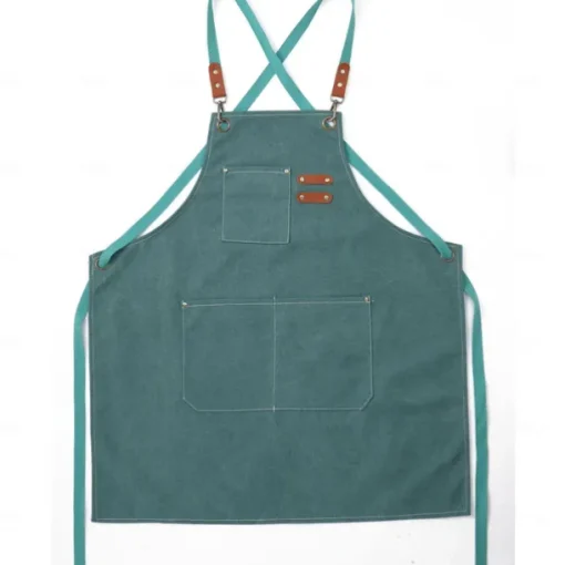 Chef Apron For Women and Men, Kitchen Cooking Apron, Personalised Gardening Apron with Pockets,Adjustable Strap For Carpenters, Mechanics, Painters