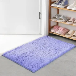 Chenille Bath Mat Non-slip Bathroom Rug,Anti-slip Floor Mats Door Mat Anti-slip Bathroom Rug Kitchen Carpets Doormats Floor Mat For Living Room,Bathroom