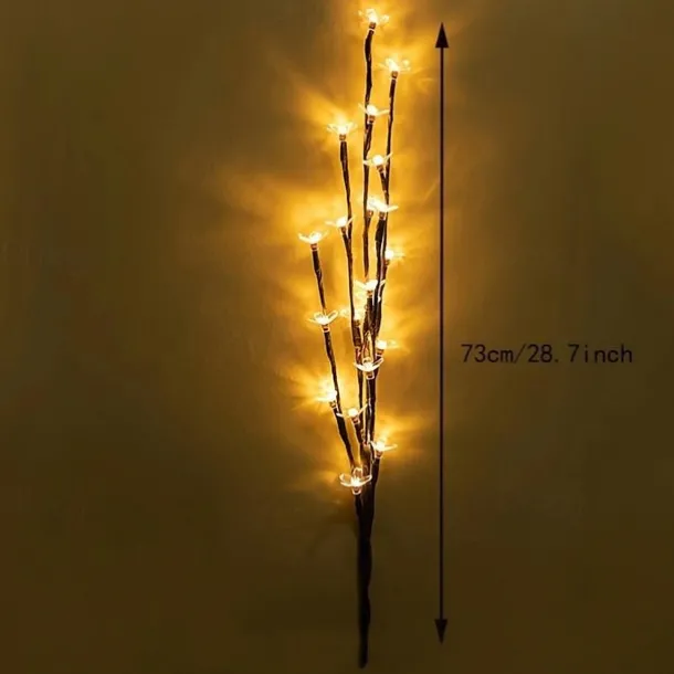 Cherry Blossom Tree Landscape Lighting Home Garden Decoration Wedding Birthday Christmas Festival Party Indoor Outdoor Warm White