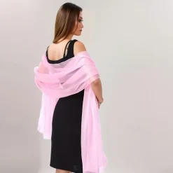 Chiffon Shawls and Wraps for Evening Dresses Women Elegant Soft Scarf Bridal Scarve Wedding Stole