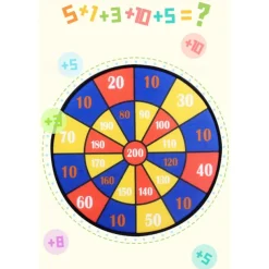 Children Cartoon Animal Dart Board Sticky Ball Rabbit Family Interactive Educational Toy Festival Gift for Christmas Gifts