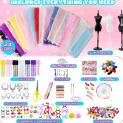 Children's Clothing Design DIY Doll Clothing Kindergarten Handicraft Class Creative Material Pack Clothing Fabric Tailor