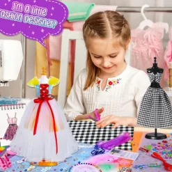 Children's Clothing Design DIY Doll Clothing Kindergarten Handicraft Class Creative Material Pack Clothing Fabric Tailor