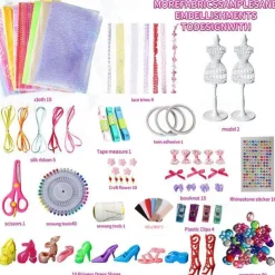 Children's Clothing Design DIY Doll Clothing Kindergarten Handicraft Class Creative Material Pack Clothing Fabric Tailor