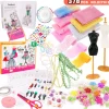 Children's Clothing Design Sewing Set for 6-12 Year Old Girls Enlightenment DIY Handmade Creative Production of Children's Clothing Toys