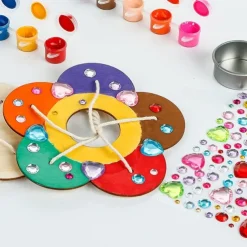 Children's Outdoor Bird Feeder DIY Wooden Graffiti Feeder Outdoor Toy Set Suitable for Boys and Girls