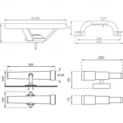 Children's toy set combination round steering wheel plastic telescope sounding horn bell toy accessories