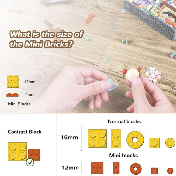 Chinese Street View Grocery Store Mini Building Blocks MOC Creative Building Toys Model Set for Girls 6-12 Years Old 970 PCS Simulation Architecture Construction Toy Gift Idea for Adults