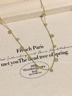 Choker Necklace Chrome Women's Elegant Vintage Layered irregular Necklace For Wedding Party Street