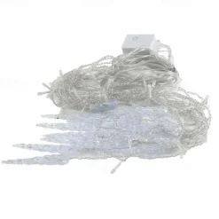 Christmas Light Led Curtain Icicle Fairy String Lights 3.5M 96Led Flexible Xmas Light For Yard Garden Party Patio Decor Colorful Lighting EU US AU UK Plug