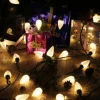 Christmas Lights 16.4 Ft 50 LED C6 Christmas Lights 5M with Timing Function Waterproof and Connectable Plug for Home Party Garden Decor Outdoor Christmas Decorations