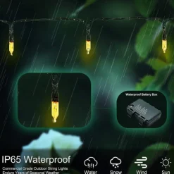 Christmas Lights Battery Operated String Lights 18ft 50 LED 8 Modes LED Mini Lights with Timer for Christmas Tree Wreath Party Home Indoor Outdoor Decor Waterproof Warm White/white