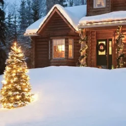 Christmas Lights Battery Operated String Lights 18ft 50 LED 8 Modes LED Mini Lights with Timer for Christmas Tree Wreath Party Home Indoor Outdoor Decor Waterproof Warm White/white