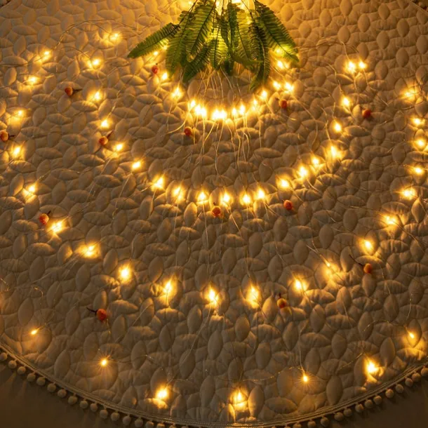 Christmas Net Lights Connectable 6M*4M 720 LED 8 Modes Low Voltage Mesh Fairy String Lights Net String Christmas Lights for Garden Bushes Wedding Xmas Tree Decorations