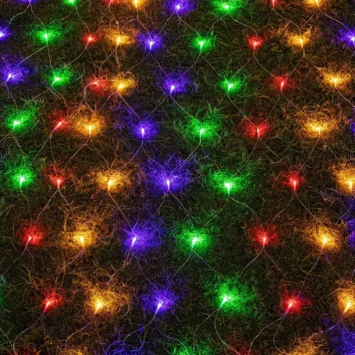 Christmas Net Lights Connectable 6M*4M 720 LED 8 Modes Low Voltage Mesh Fairy String Lights Net String Christmas Lights for Garden Bushes Wedding Xmas Tree Decorations